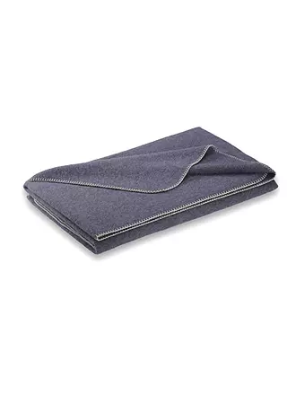 STEINER 1888 | Couverture en laine - Plaid ALINA 145x190cm Agave | grau